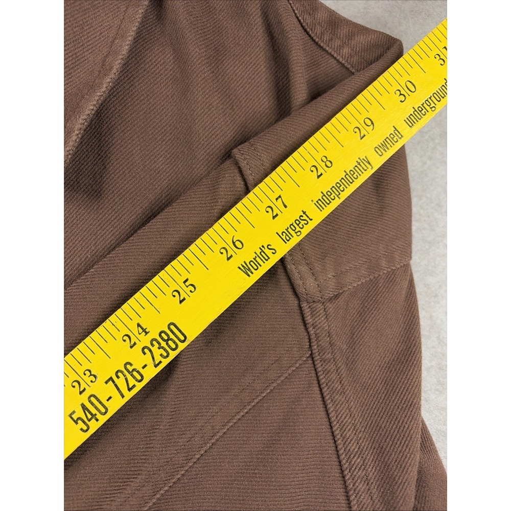 Goodfellow & Co. Vintage Long Sleeve Utility Shirt in Brown - Men's XXL Tall - Picture 7 of 10